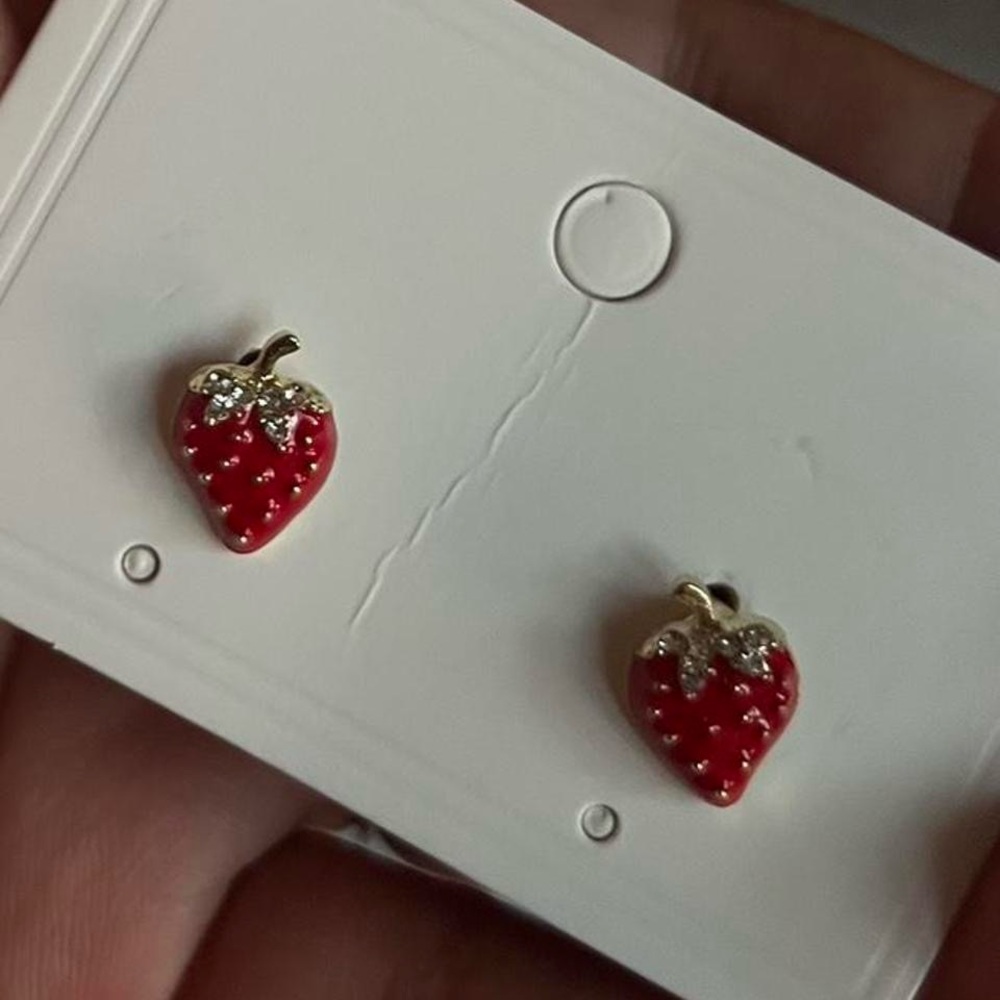 Strawberry earrings